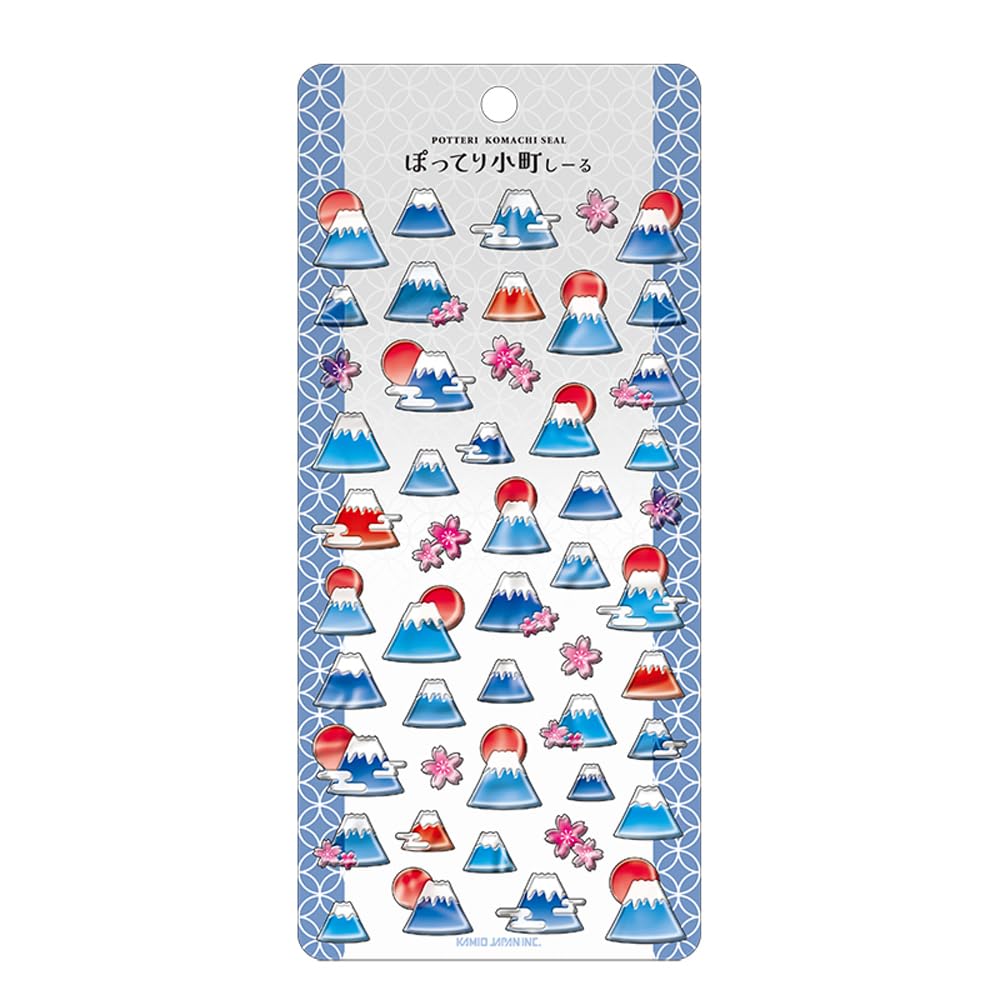 Amazon | カミオジャパン シール ぽってり小町しーる FUJISAN 226887